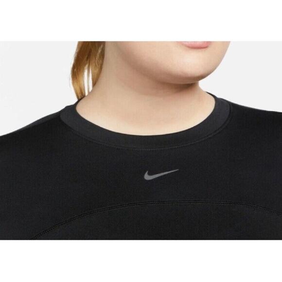 Women's Crew-Neck Running Top BLACK SIZE 2X - Picture 4 of 5